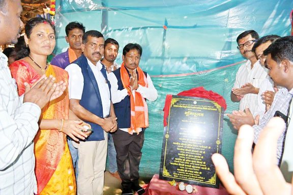 बस्तर सांसद ने किया करोड़ों के विकास कार्यों का भूमिपूजन