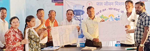 धोबीगुड़ा में जल अर्पण दिवस