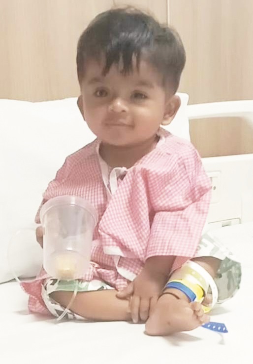 चिरायु दल के प्रयासों से अयांश को मिला नया जीवन