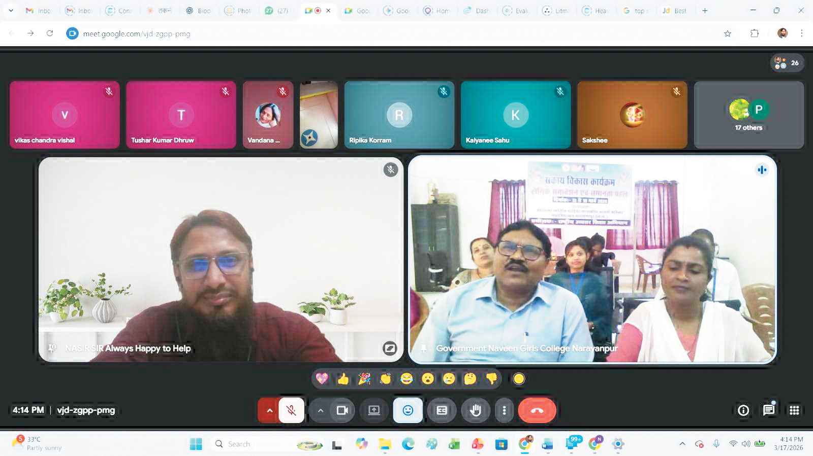 छात्राओं में स्वावलम्बन, आत्मविश्वास व सशक्तिकरण के लिए कार्यशाला