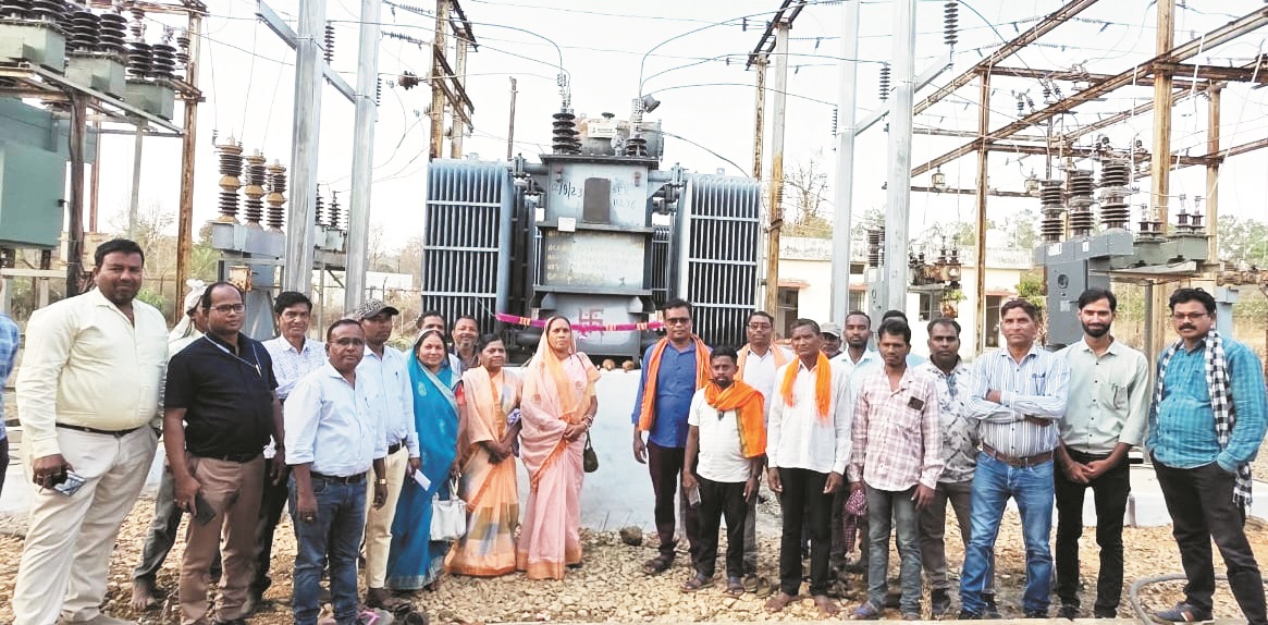 जनपद अध्यक्ष ने किया अतिरिक्त पावर ट्रांसफार्मर का शुभारंभ
