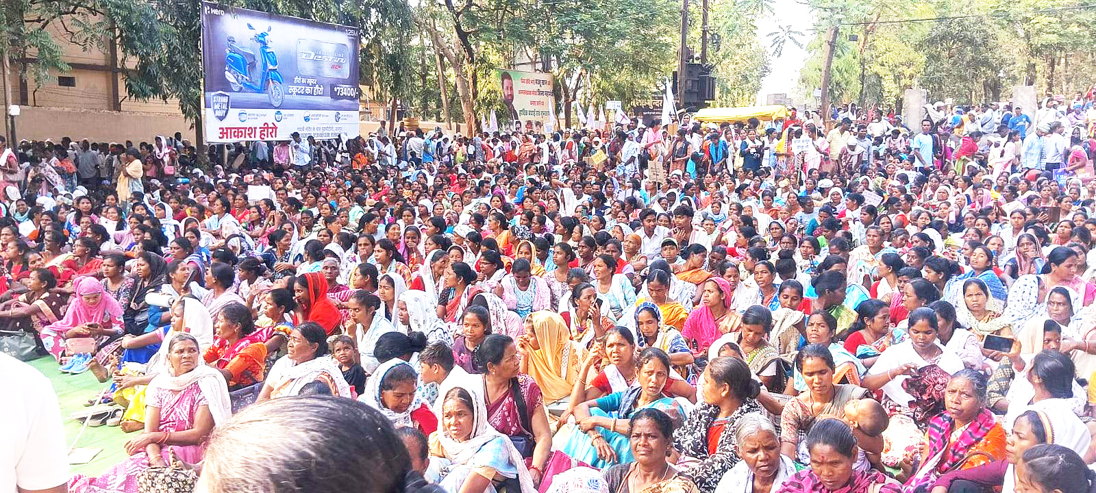 धर्म स्वातंत्र्य विधेयक के विरोध में गूंजा जशपुर, भारत मुक्ति मोर्चा की विशाल रैली