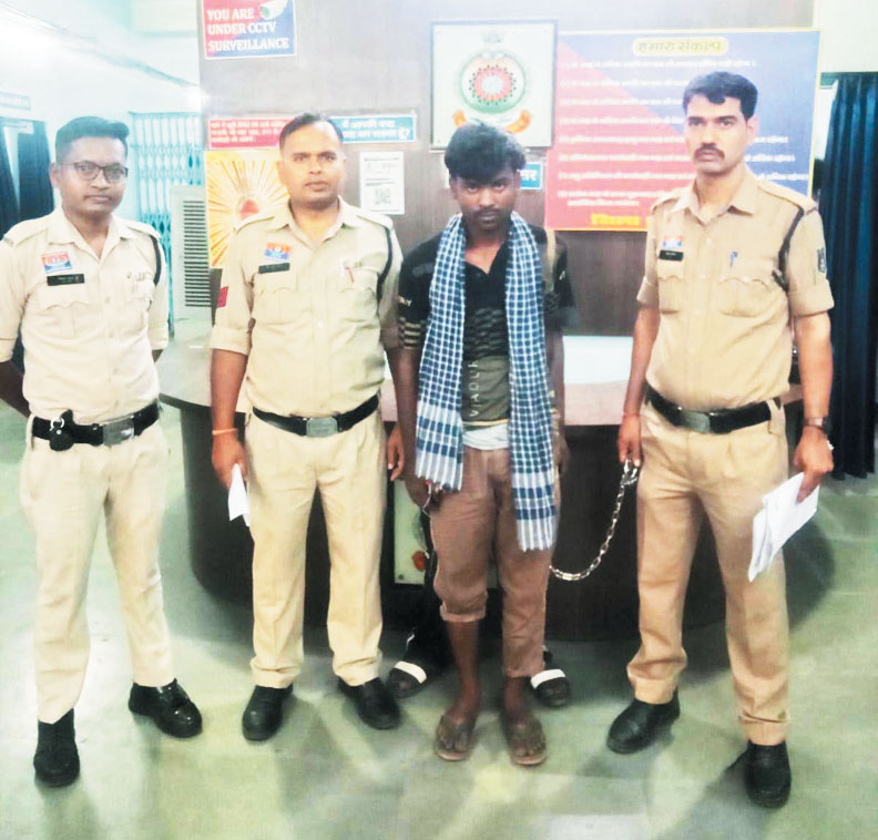 स्कॉर्पियो से 6 गौवंश मुक्त, एक आरोपी गिरफ्तार