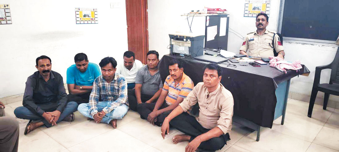 ऑनलाइन सट्टा-जुआ, 9 आरोपी पकड़ाए