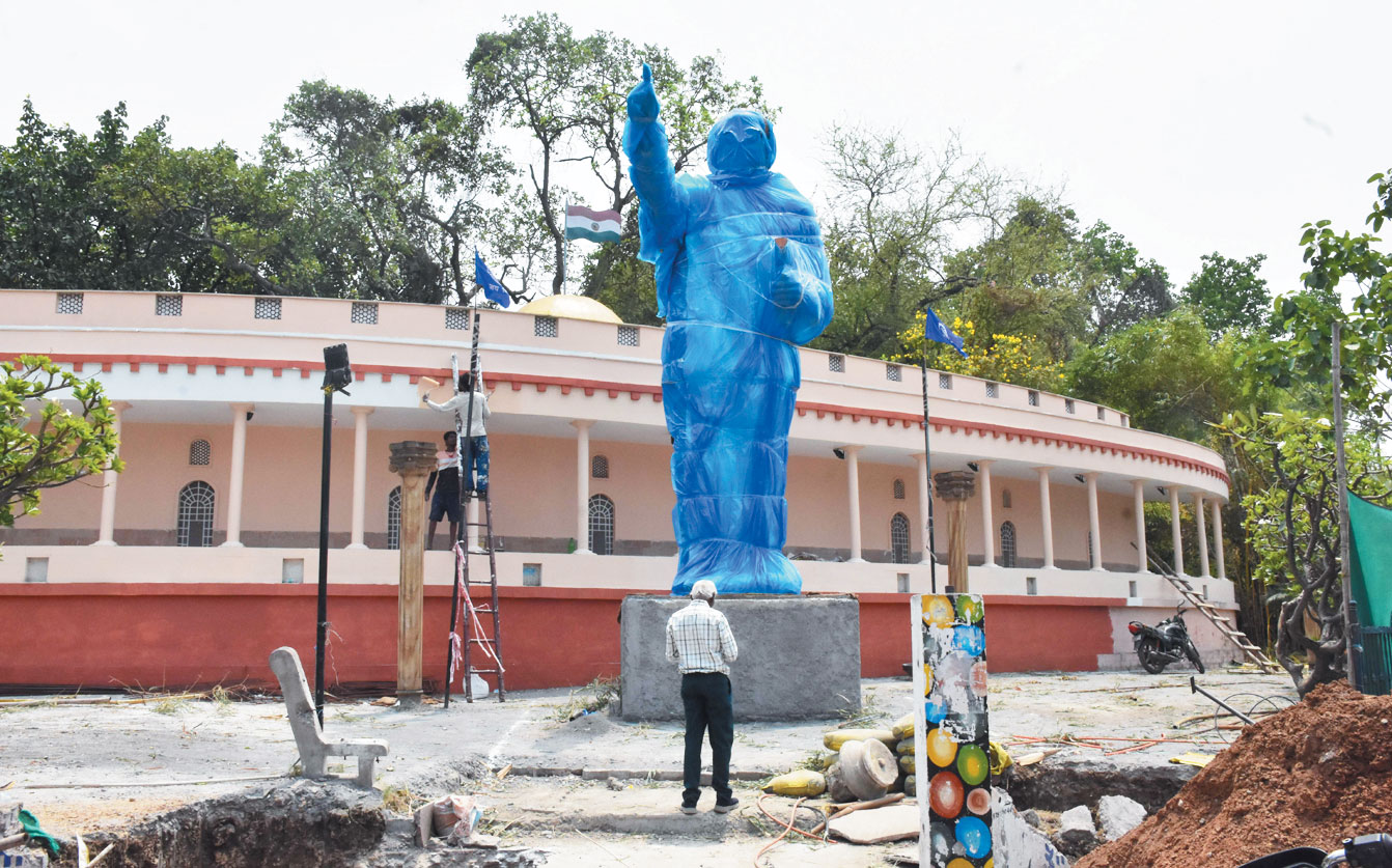 डॉ. अम्बेडकर की कांस्य प्रतिमा का सीएम करेंगे अनावरण 