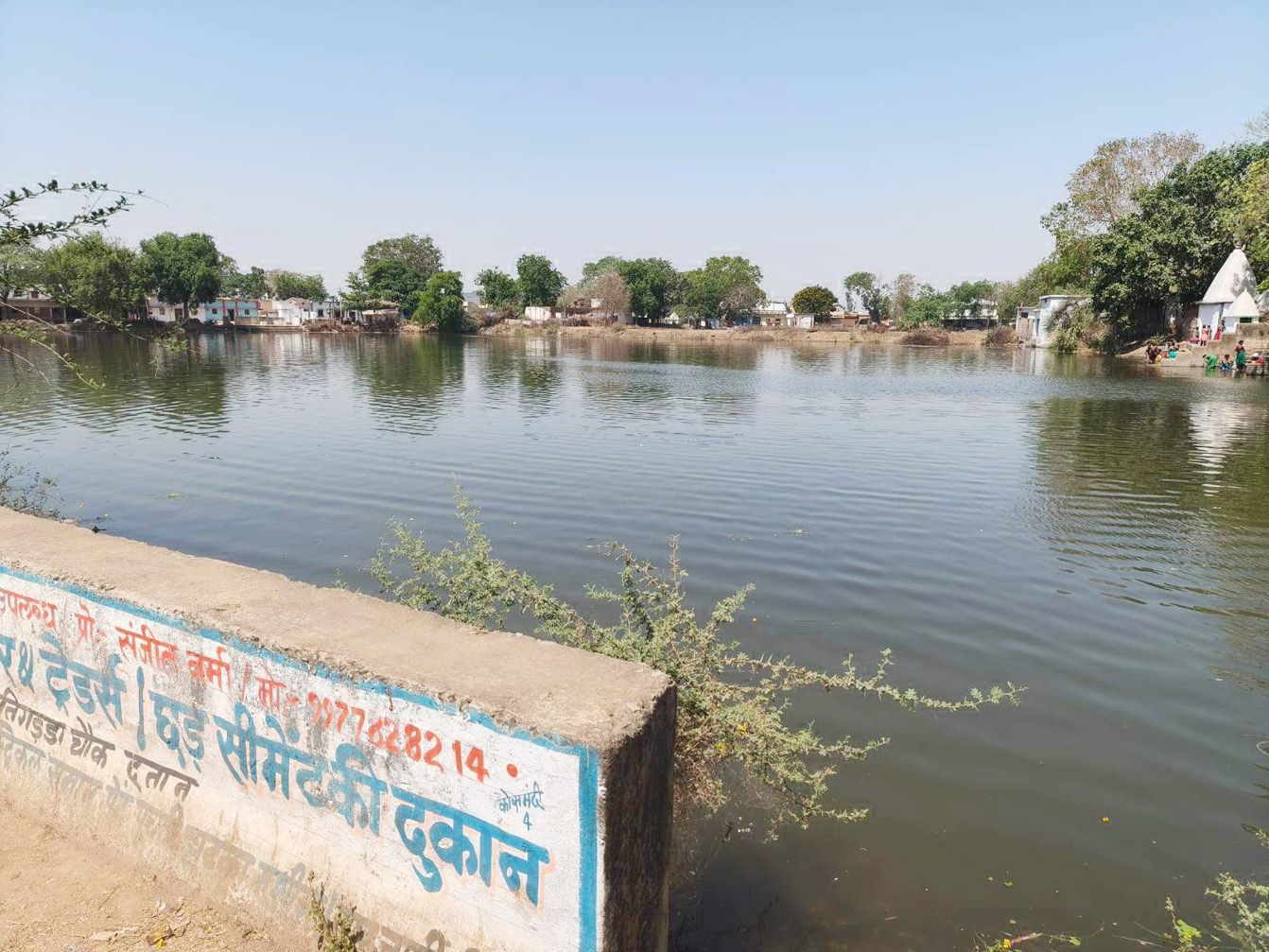नहर से तालाबों में जलभराव शुरू, निस्तारी क़ी समस्या होगी दूर