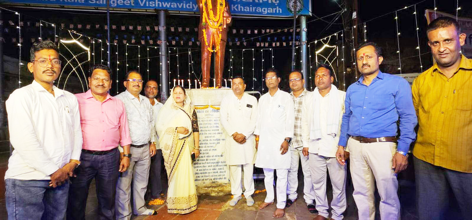 अंबेडकर जयंती पर कांग्रेसियों ने किया माल्यार्पण