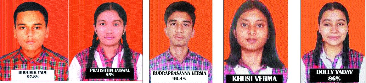 सीबीएसई 10वीं में भौमिक के साथ ही कई विद्यार्थियों का उत्कृष्ट प्रदर्शन