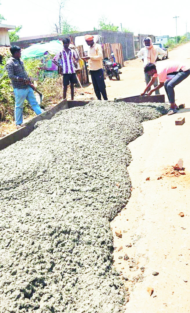 जनभागीदारी से एनएच से स्कूल तक पक्की सडक़ निर्माण शुरु