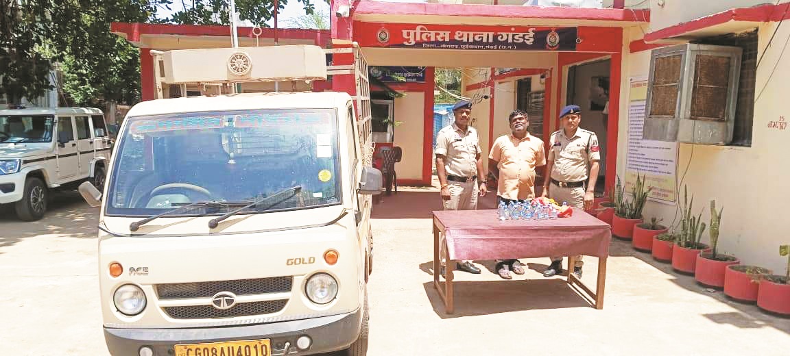 शराब परिवहन करते आरोपी गिरफ्तार