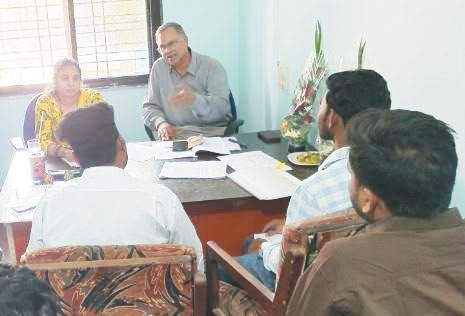 जल परीक्षण प्रबंधन का निरीक्षण