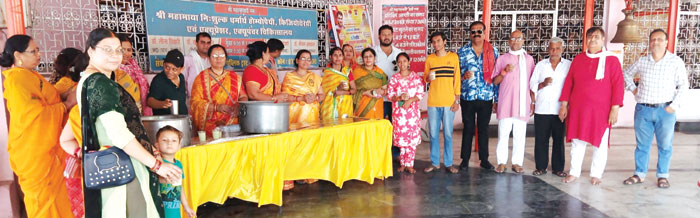 समग्र ब्राह्मण परिषद् ने परशुराम जन्मोत्सव पर किया छांछ वितरण