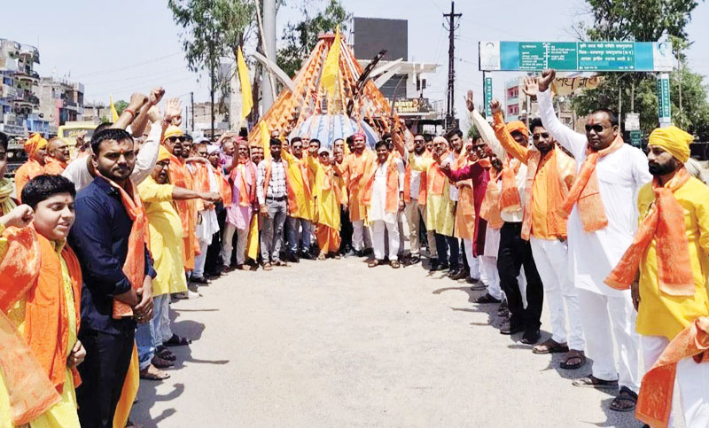 अक्षय तृतीया पर श्रद्धा और उत्साह के साथ मनाई गई भगवान परशुराम जयंती, निकली शोभायात्रा