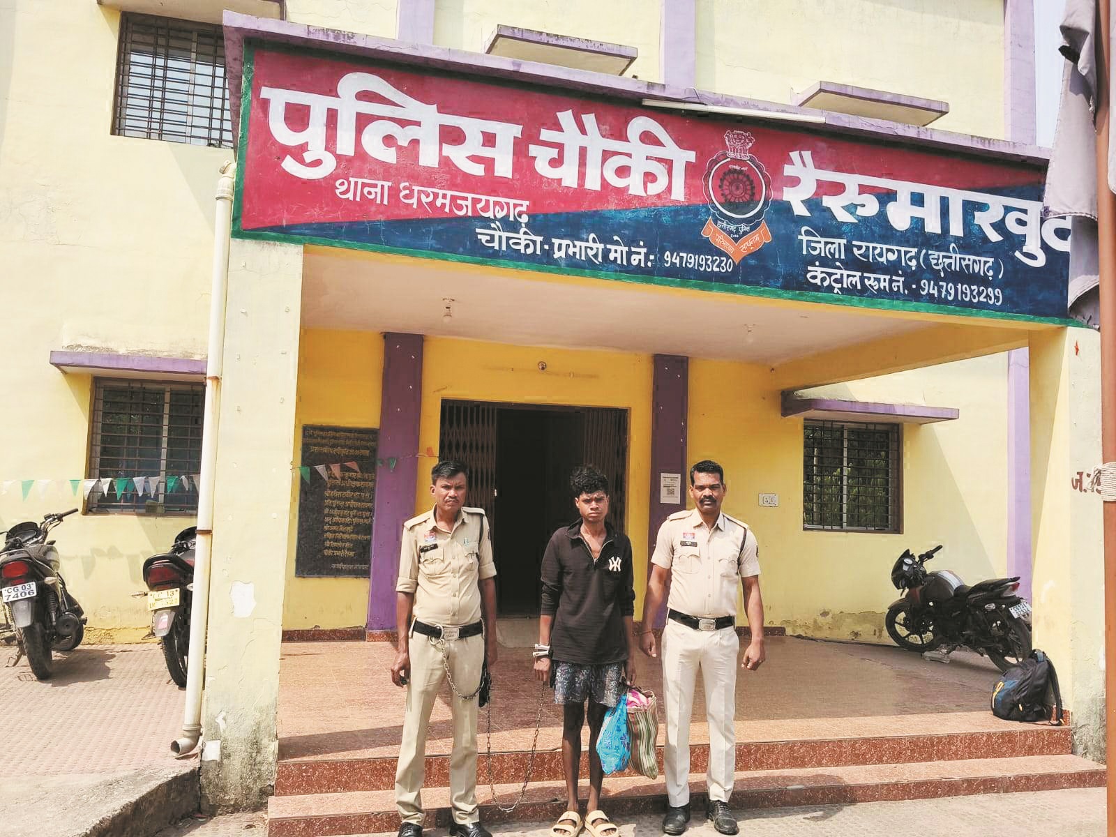 लकड़ी से वार कर पत्नी की हत्या, गिरफ्तार