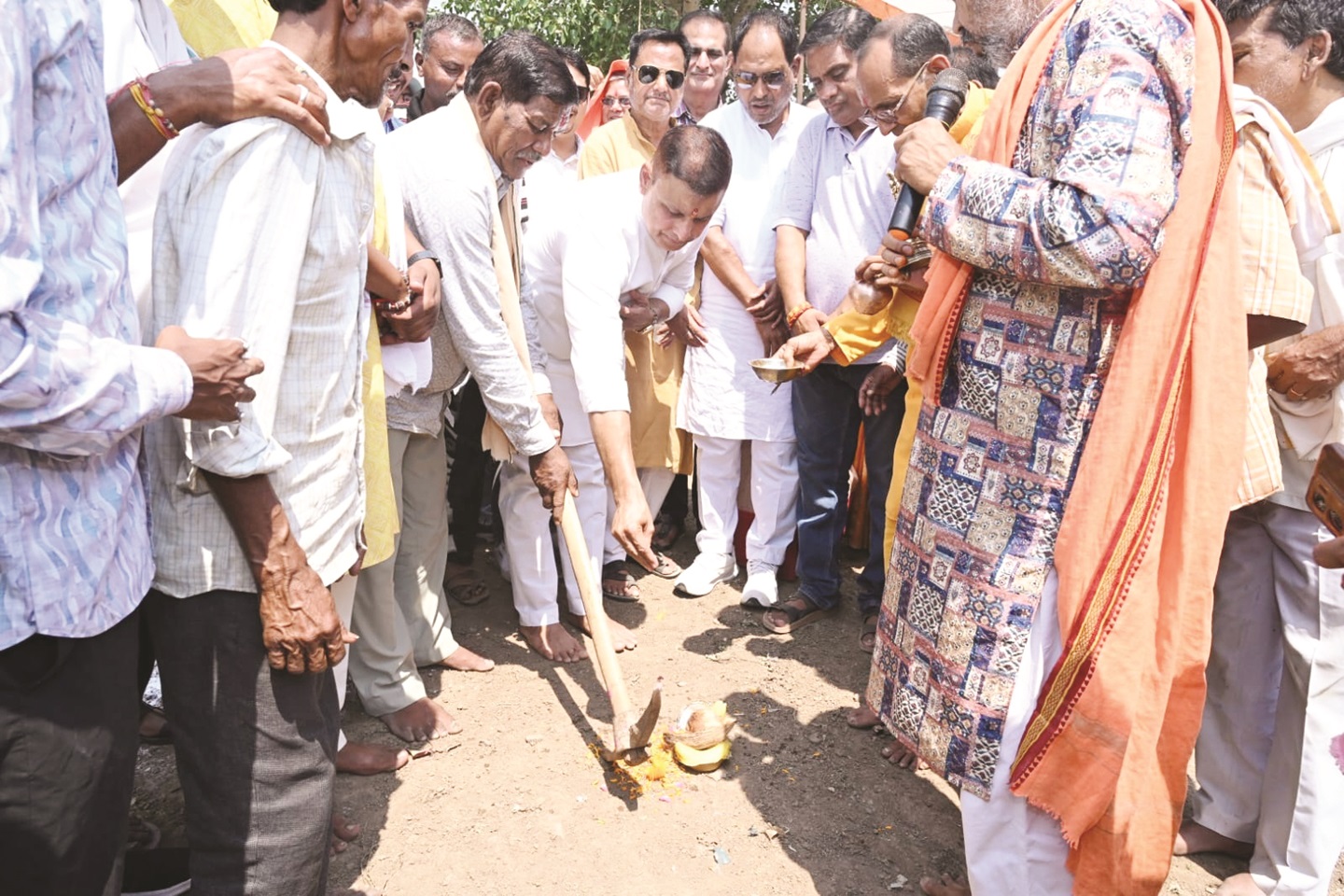 भाटापारा : 2.50 करोड़ के विकास कार्यों का भूमिपूजन