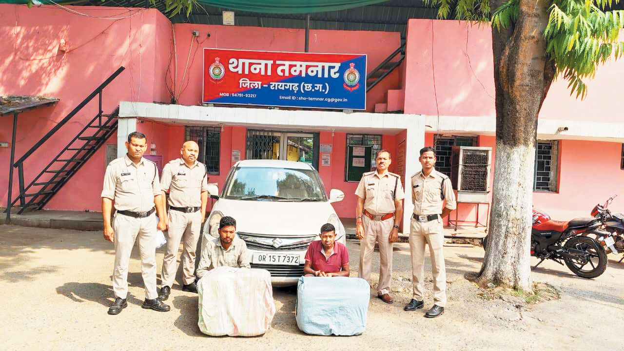 ओडिशा से गांजा तस्करी, 2 आरोपी गिरफ्तार