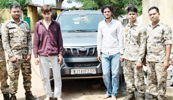  गांजा तस्करी, राजस्थान के 2 आरोपी गिरफ्तार