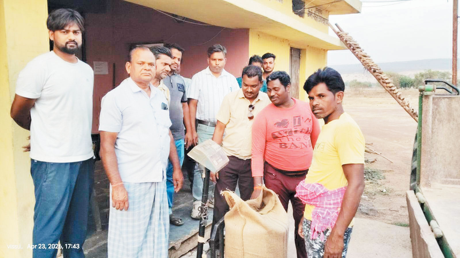 सेवा सहकारी समिति अमझर में सरसों खरीदी शुरू