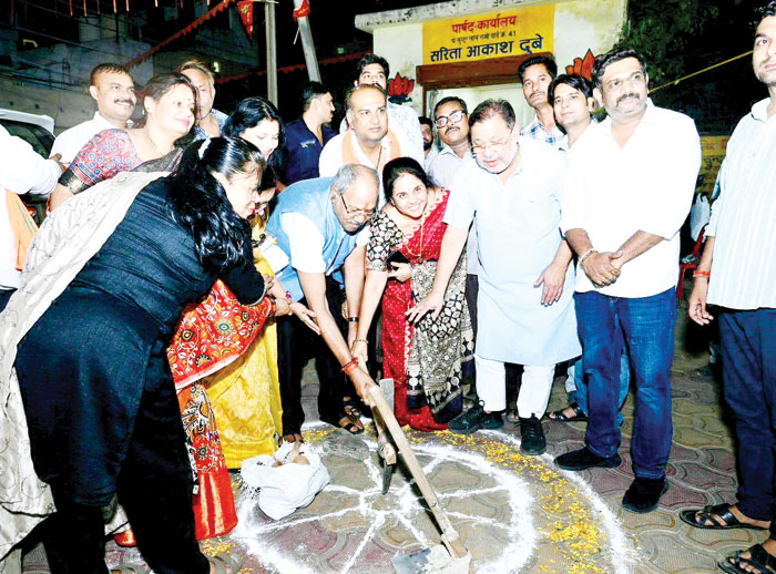 दक्षिण के दो वार्डों में 97 लाख के निर्माण कार्य शुरू