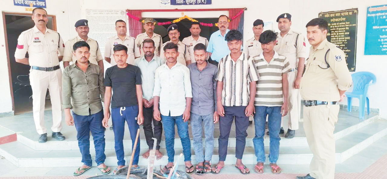 शिवानी भूमिगत खदान से कॉपर केबल चोरी, 7 गिरफ्तार