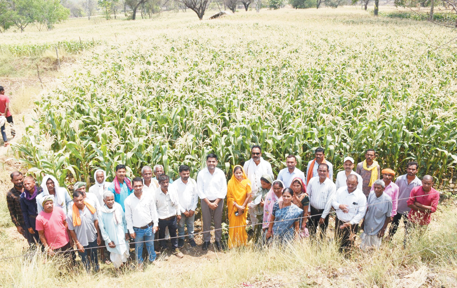 जल संरक्षण व फसल परिवर्तन से तालाब को 4 साल बाद मिला नया जीवन