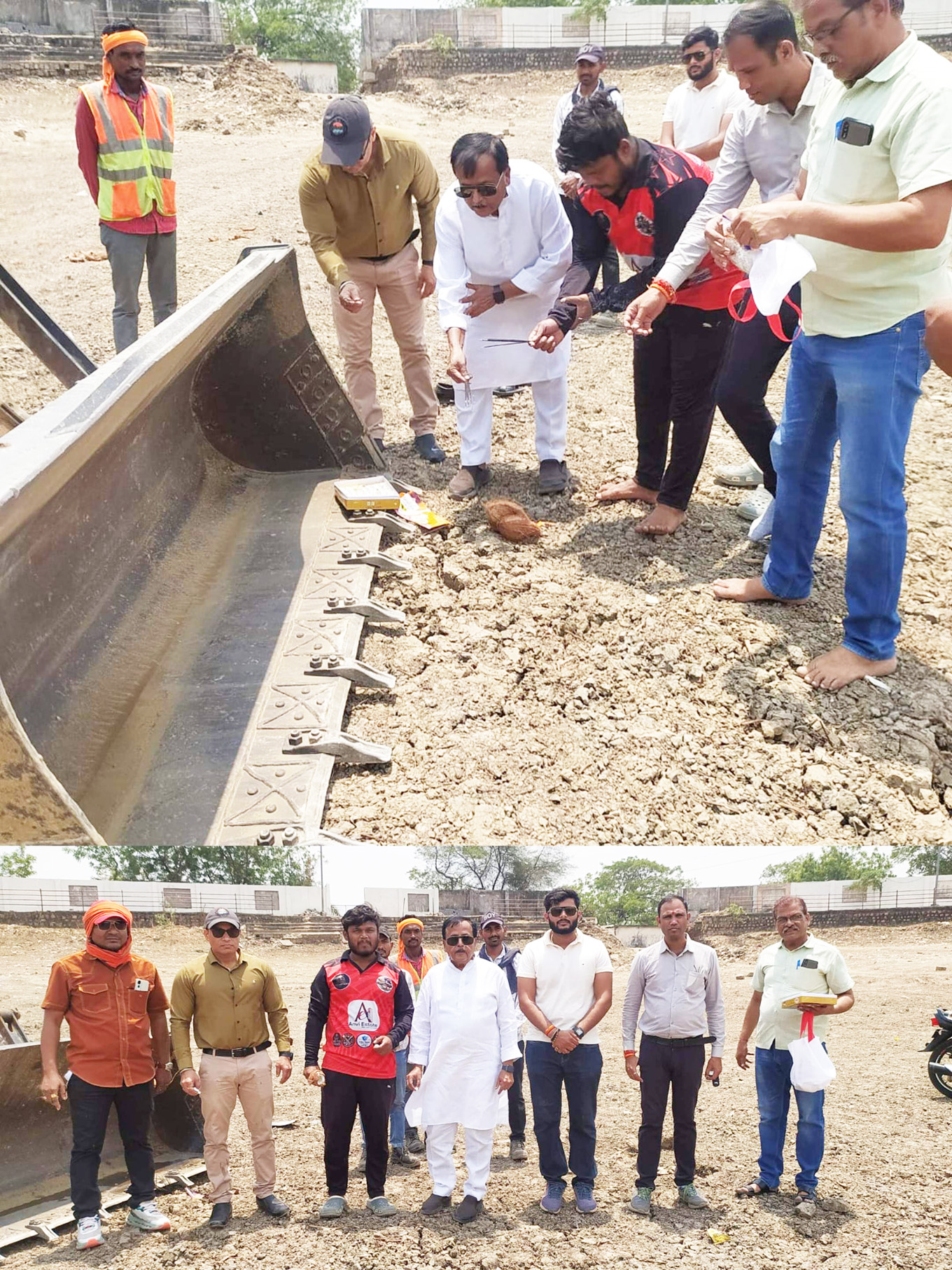 रामसागर तालाब गहरीकरण, नपाध्यक्ष ने किया भूमिपूजन