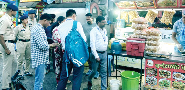 होटलों में जांच, नमूने लिए