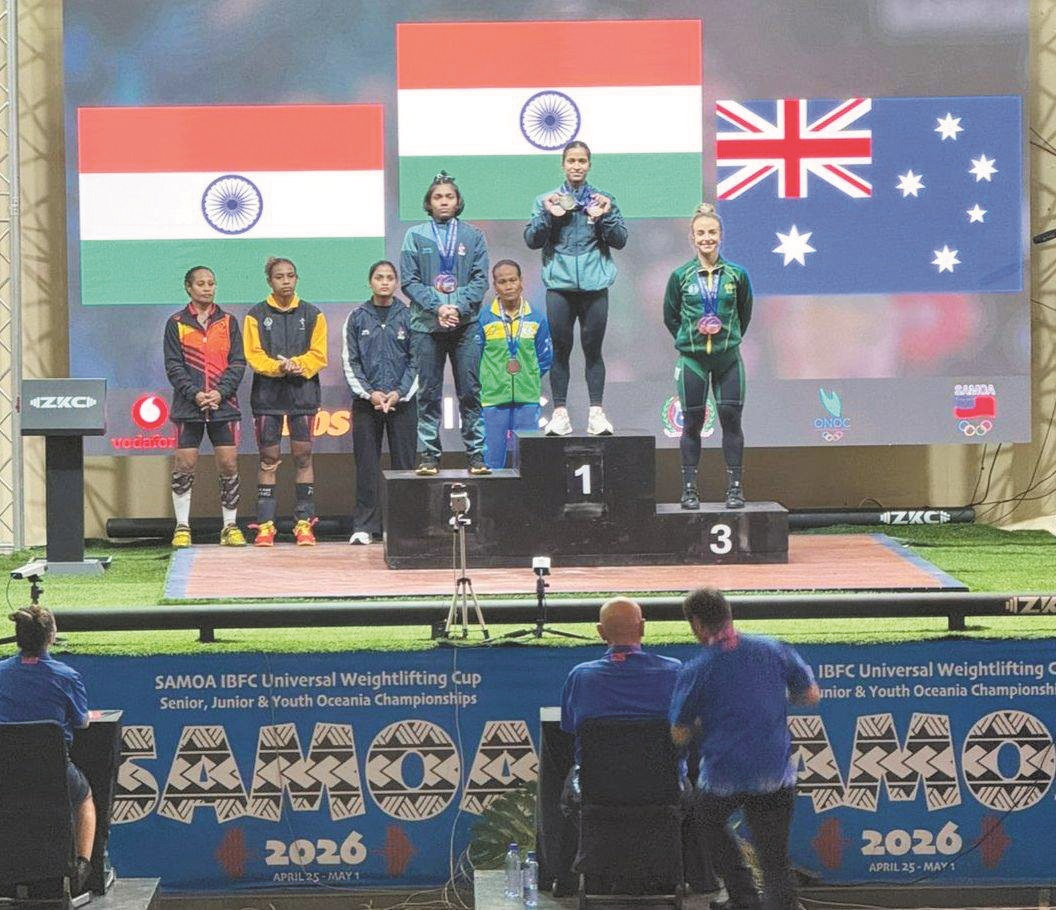 अंतरराष्ट्रीय वेटलिफ्टिंग टूर्नामेंट में ज्ञानेश्वरी ने जीता गोल्ड मेडल