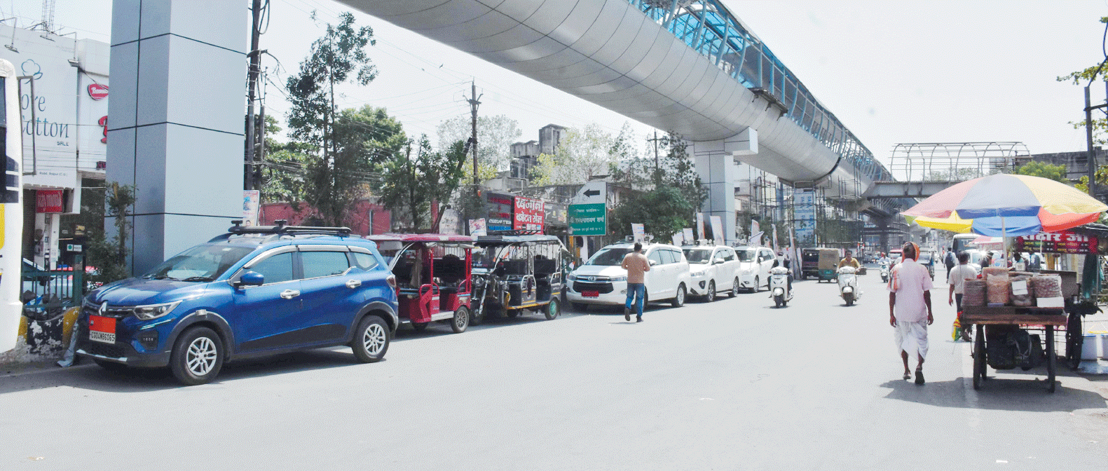 पार्किंग की नई जगह ...