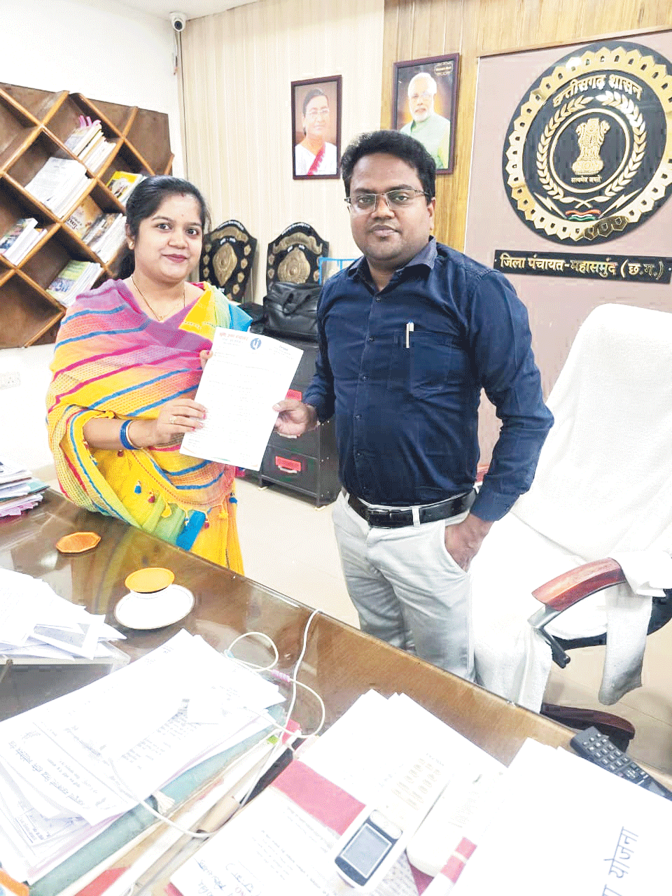 जिप सदस्य ने वायरल पत्र की जांच की मांग को लेकर ज्ञापन सौंपा