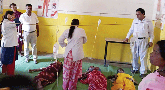 शादी भोज के बाद बिगड़ी तबीयत, 46 बीमार