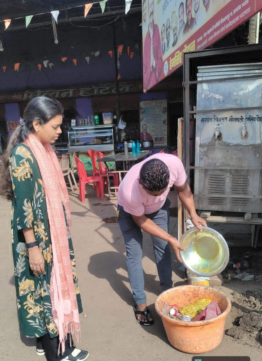 होटलों का किया निरीक्षण, गुणवत्ता और साफ़ -सफाई रखने के निर्देश