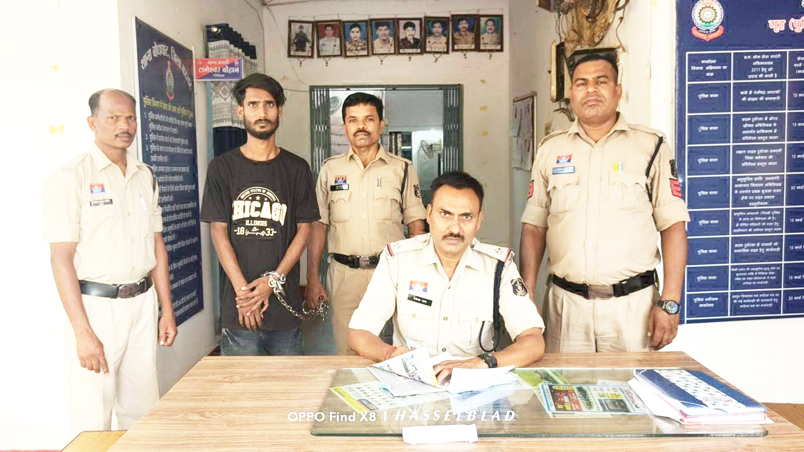 चाकू लहराकर डराने वाला गिरफ्तार
