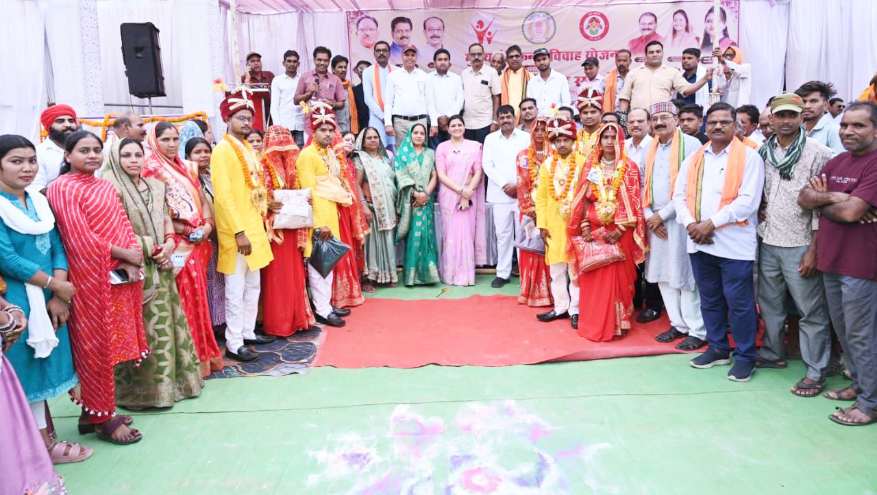 40 जोड़ों की शादी, विधायक  भावना बोहरा ने दिया आशीर्वाद