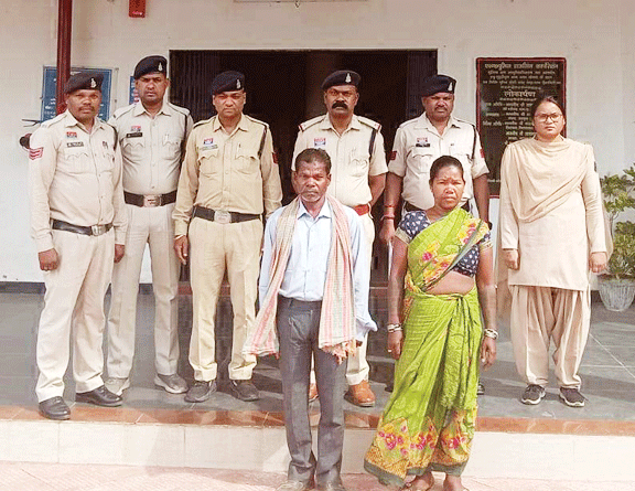 जमीन बंटवारे के विवाद में भाई की हत्या, आरोपी भाई-भाभी गिरफ्तार