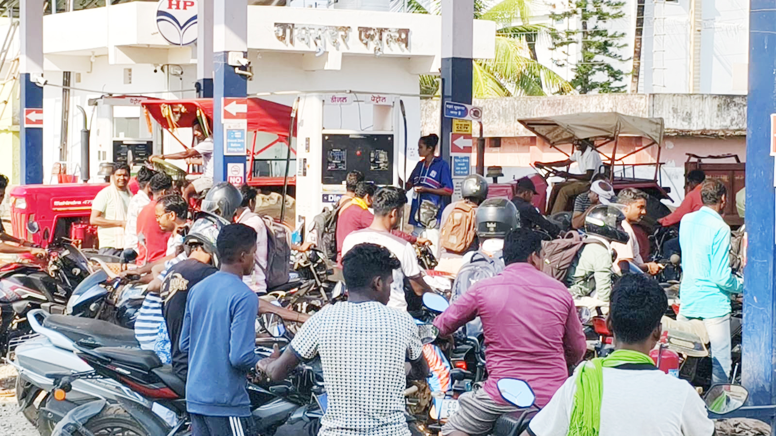 नारायणपुर में पेट्रोल-डीजल संकट, चार पंपों में स्टॉक समाप्त