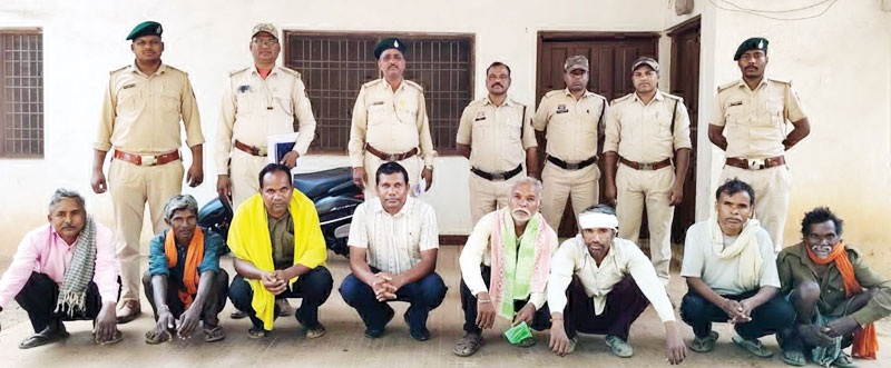 अवैध पेड़ कटाई, 8 पर वन अपराध दर्ज