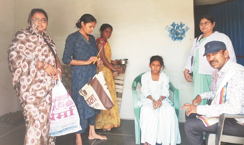 स्वास्थ्य विभाग का बेलौदी में 150 घरों का सर्वे