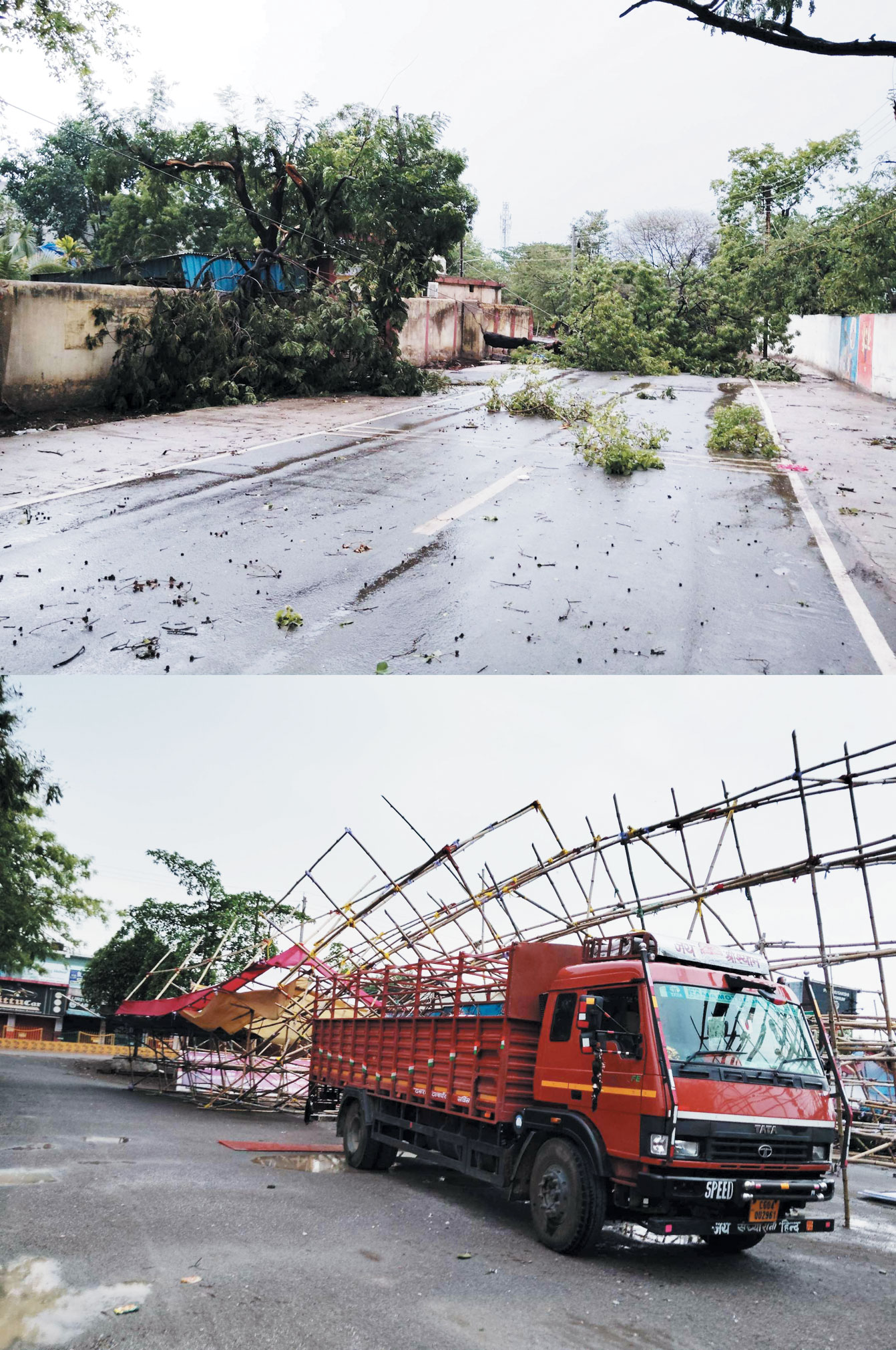 तेज हवा, आंधी और बारिश से जनजीवन प्रभावित