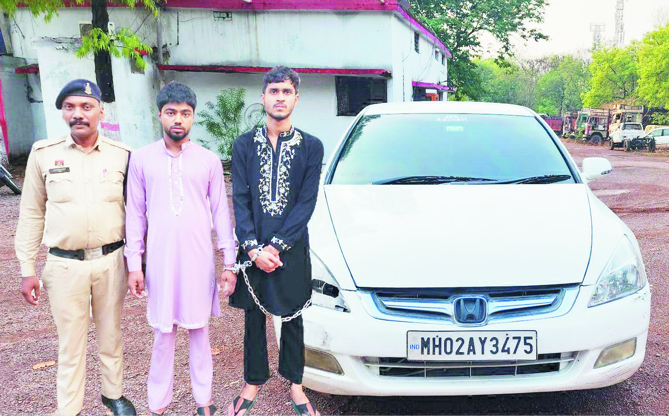 कुम्हारी टोल प्लाजा पर वाहन चेकिंग के दौरान सिपाही को कुचलने की कोशिश, नागपुर के दो गिरफ्तार, कार जब्त