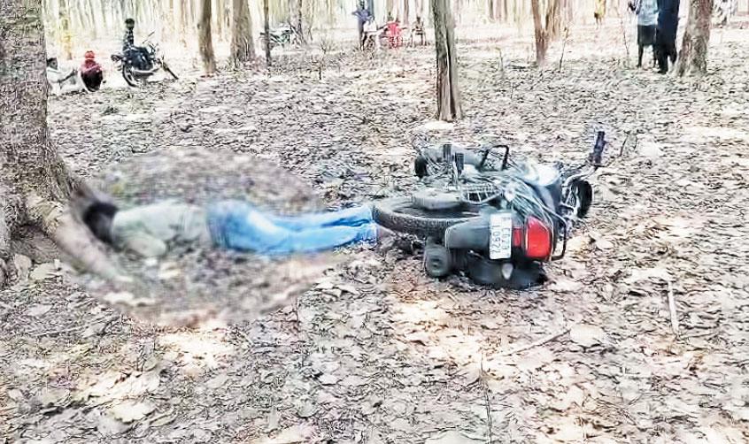 जंगल में युवक की संदिग्ध लाश हत्या या हादसा, जांच में जुटी पुलिस