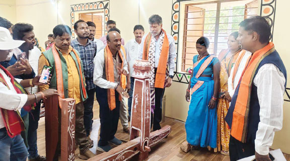 केंद्रीय गृहमंत्री के बस्तर प्रवास की तैयारियों का वन मंत्री, सांसद और विधायक ने लिया जायजा