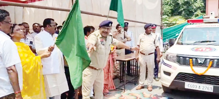 कोण्डागांव में शुरू हुई डायल 112 सेवा, अब एक कॉल पर मिलेगी पुलिस और आपात सहायता