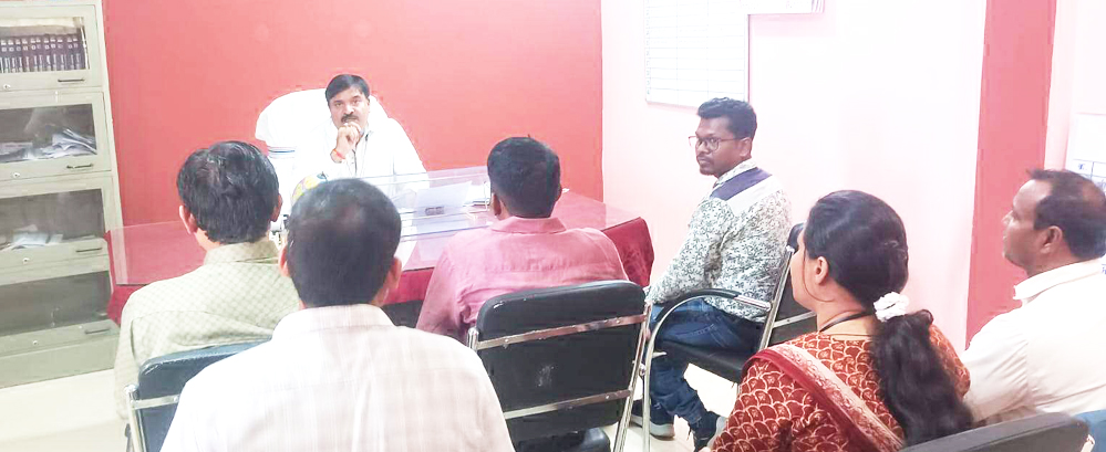 डिप्टी कलेक्टर खांडे ने किया सीएमओ का कार्यभार ग्रहण