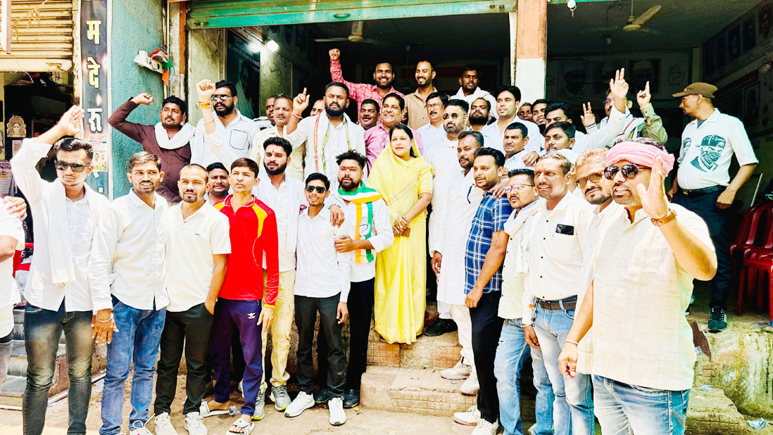 प्रदेश युकां अध्यक्ष का कुरुद में जोशीला स्वागत