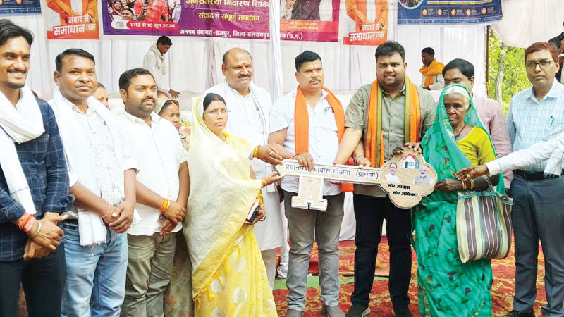 सुशासन तिहार शिविर में पहुंचे 20 पंचायतों के ग्रामीण, 373 आवेदन मिले