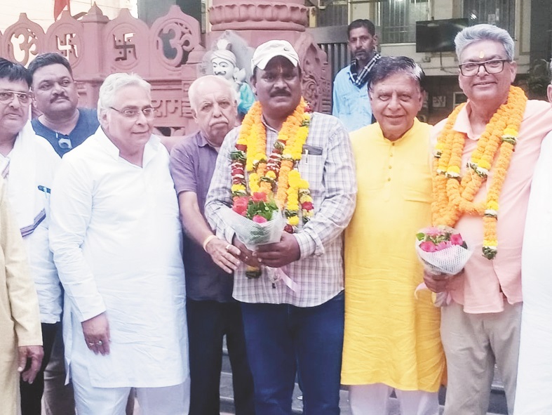 साई मंदिर समिति के धनेंद्र अध्यक्ष और धीरेंद्र सचिव