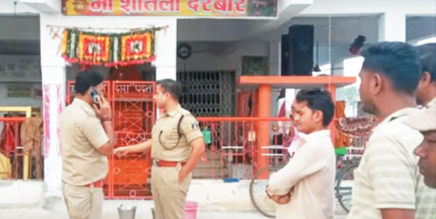 चौबीस घंटे के भीतर दो मंदिर में चोरी