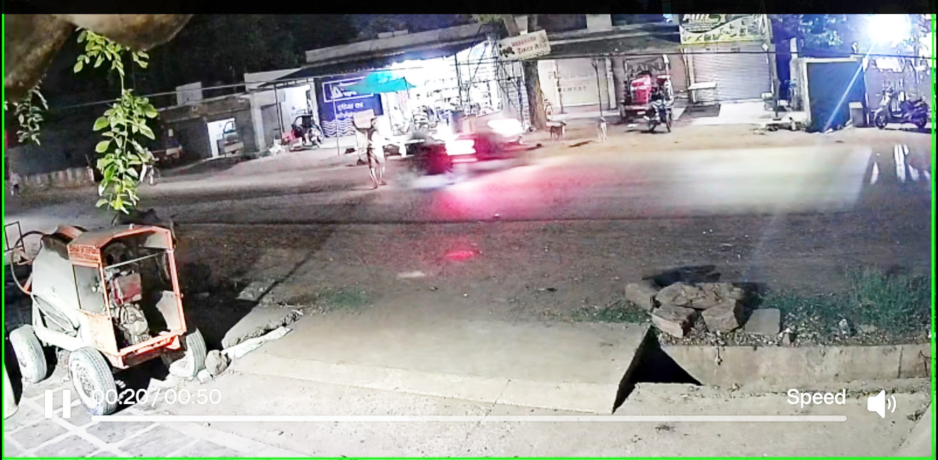 रफ्तार बाइक की ठोकर से बुजुर्ग की मौत