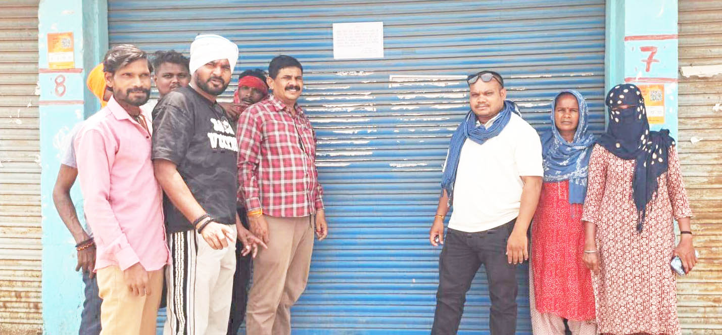 नए मटन मार्केट में दुकान का ताला तोड़ कब्जा की कोशिश, सील